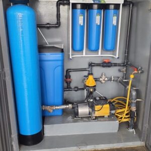 Whole-villa water filter and softener installed in a Dubai villa